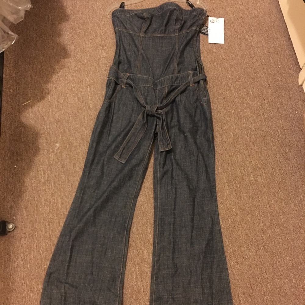 Denim one piece